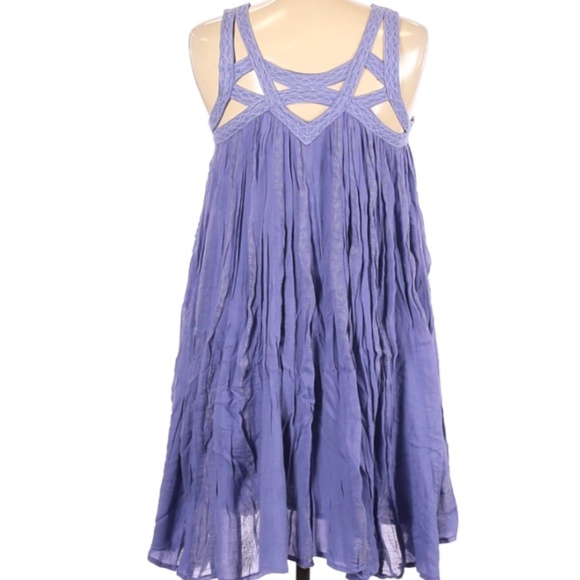 Free People Purple Cut Out Summer Dress - Picture 2 of 2